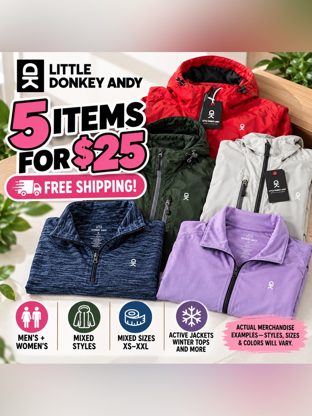 5-PIECE RESELLER BUNDLE! LITTLE DONKEY ANDY
